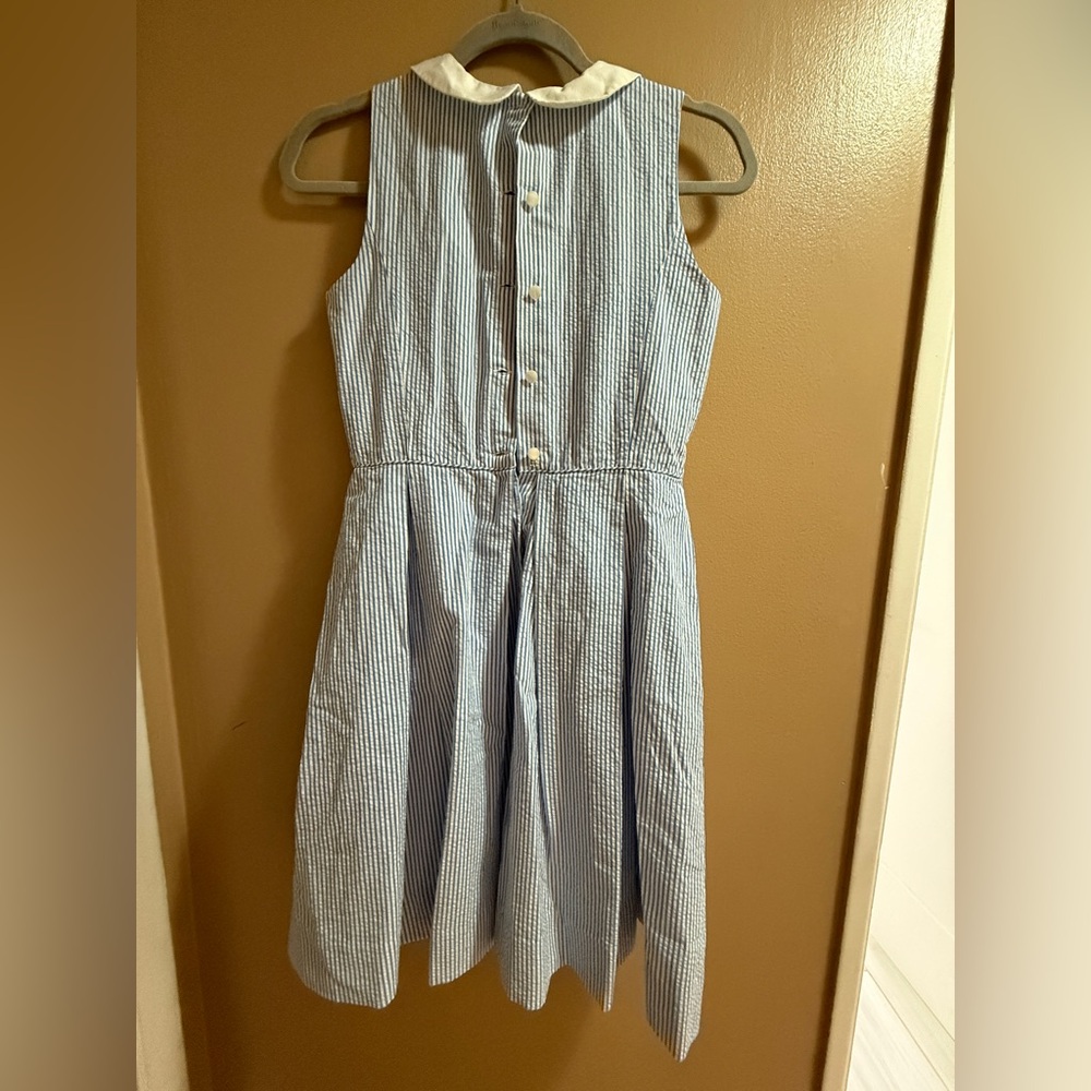 Polo by Ralph Lauren Striped Blue and White Dress
Seersucker Fit-and-Flare Dress - Picture 2 of 5